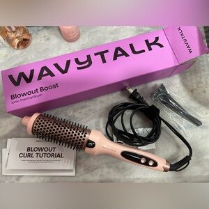 Wavytalk Pink Hair Styling Brush